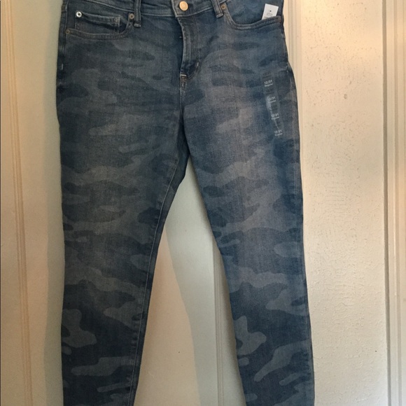 GAP blue camo jeans - Picture 1 of 10